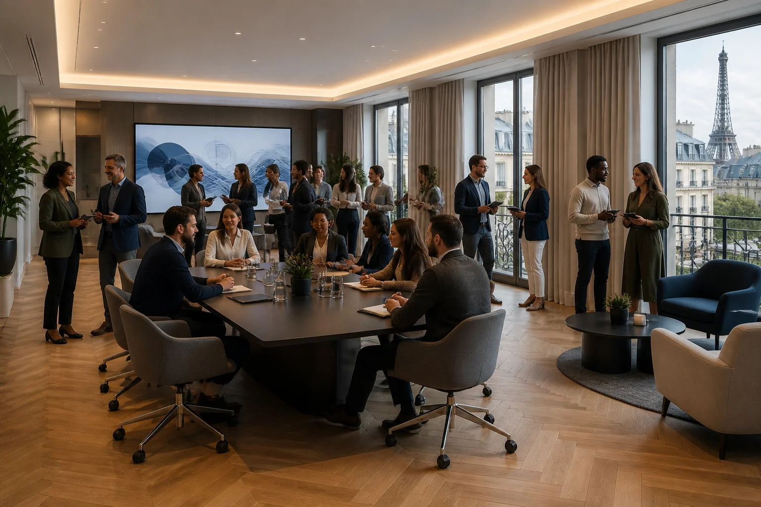Evenement dentreprise moderne a paris